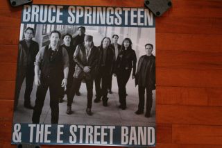 Bruce Springsteen E Street Band Promo Poster 1999 Columbia Records Rare Find