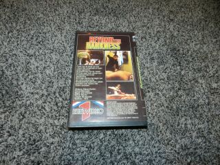 RARE HORROR VHS MOVIE JOE d ' AMICO BEYOND THE DARKNESS BEST VIDEO GERMANY 2