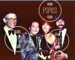 Barbra Streisand,  Jon Peters - Rare 1978 Color Photo @ Israel Concert Party