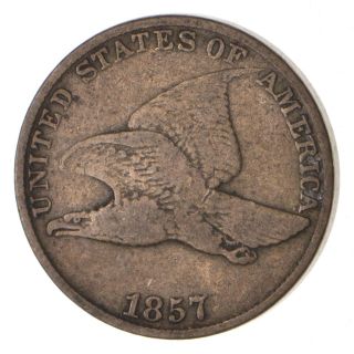 Crisp - 1857 - Flying Eagle United States Cent - Rare 507