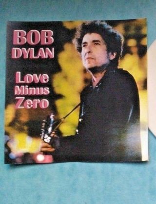 Bob Dylan ‎– Love Minus Zero - Cologne,  Stuttgart Germany 1994 - Rare 2disc Set