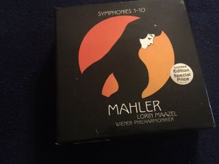 Mahler: Symphonies 1 - 10; Limited Edition Very Rare,  14 Cd Box Set,