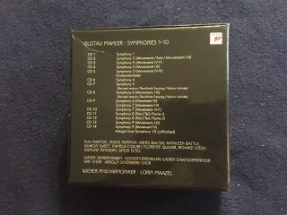 Mahler: Symphonies 1 - 10; Limited Edition VERY Rare,  14 CD Box set, 2