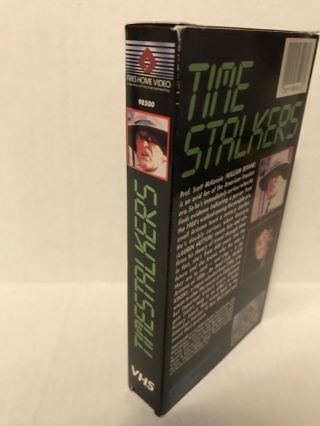 TIME STALKERS (1986) VHS 1989 time travel SCI - FI science fiction RARE must have 4