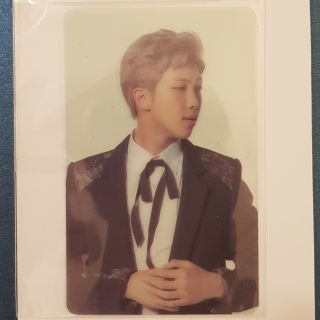 Rm - Bts Wings Concert Official Rare Transparent Photo Card For 3rd Army