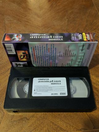 COMPUTER ANIMATION MARVELS VHS ODYSSEY MIND ' S EYE 1999 RARE 3