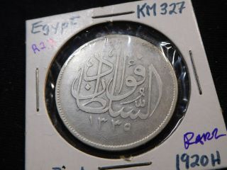 R23 Egypt 1920 10 Piastres Rare