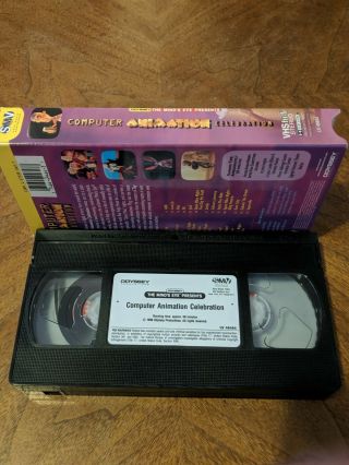 COMPUTER ANIMATION CELEBRATION VHS ODYSSEY MIND ' S EYE 1996 RARE 3