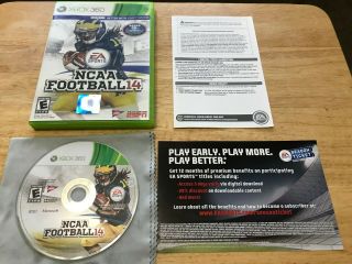 Ncaa Football 14 Rare 2014 Xbox 360 System Complete Game U.  S.  Version