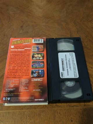 COMPUTER ANIMATION SHOWCASE VHS ODYSSEY MIND ' S EYE 1997 RARE 2