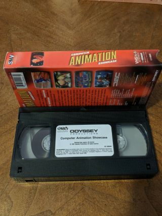 COMPUTER ANIMATION SHOWCASE VHS ODYSSEY MIND ' S EYE 1997 RARE 3