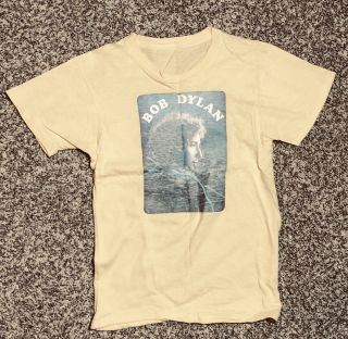 Rare 1970s Bob Dylant Shirt Orginal Record Store Shirt