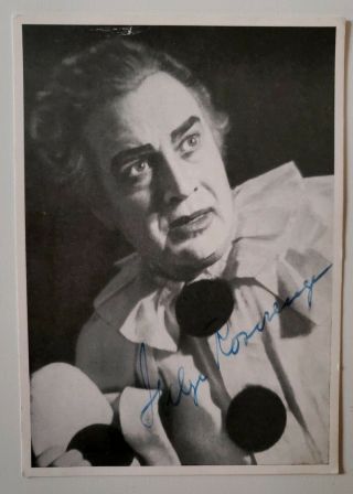 Helge Rosvaenge Rare Signed Vintage 4x6 Photo,  Danish Opera Tenor
