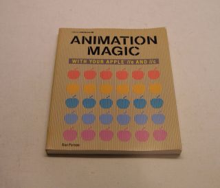 Extremely Rare Book On Computer Animation For The Apple Iie And Apple Iic