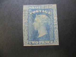 Nsw Stamps:1856 Imperf - Rare (c268)
