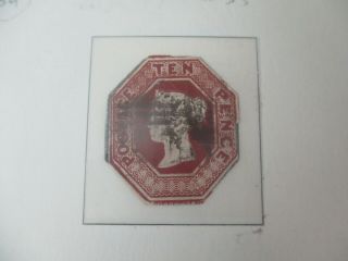 Uk Stamps: 10d Queen Victoria - Rare (g439)