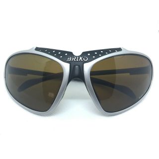 Rare Briko Stinger Cycling Sunglasses - Silver With Dark Lenses - Unique