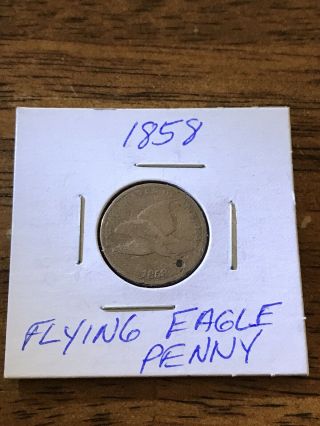 1858 Flying Eagle Penny Large Letters Rare