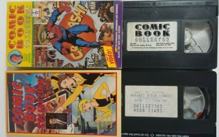 2 VHS Comic Book Collecting & History Rare Gary Owens Steve Rude Frank Gorshin 3