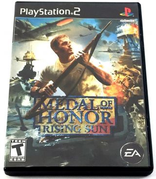 (g546) Rare Collectible Classic Vintage Sony Ps2 Medal Of Honor Rising Sun