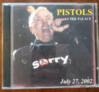 Sex Pistols Live At The Palace Double Cd 27 July 2002 Rare