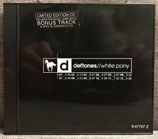 Deftones White Pony Rare Limited Edition Black Case Disc Near Fast Post