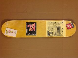 NOS Vintage KROOKED Mark Gonzales 109/400 LE Skateboard Deck dlxsf RARE 2002 NIP 2