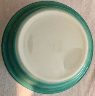 Rare Vintage Pyrex 209 8 1/2 " Aqua Turquoise Pie Plate