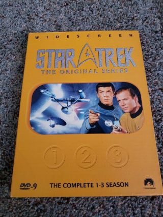 Star Trek The Series Season 1,  2 & 3 - Dvd Zone 9 Rare Edition