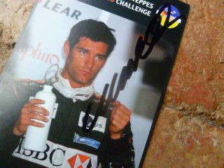 Rare F1 Grand Prix Mark Webber Fancard 2003 Personally Signed