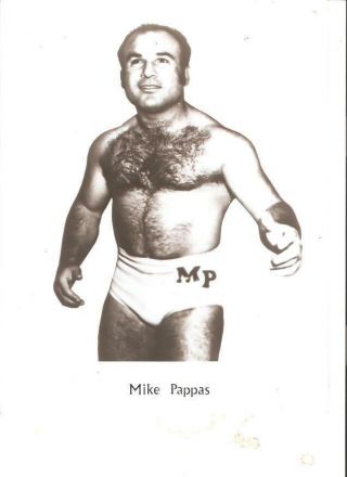Mike Pappas 8 X 10 Rare 1970 