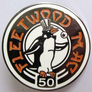 Fleetwood Mac Pin - Rare Hard Enamel 50th Anniversary / Stevie Nicks Non - Cd
