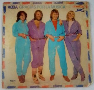 Abba ‎– Gracias Por La Musica,  Rare El Salvador Lp.  Vinyl