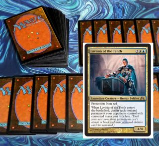 Mtg Modern Blue White Azorius Deck Magic The Gathering Rare 60 Cards,  Daxos