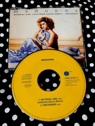 Madonna - Material Girl Rare Cd Single