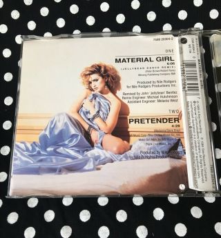 Madonna - Material Girl Rare CD Single 2