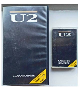 U2 Promo 1987 Vhs Video Sampler Plus Promo Cassette Tape Sampler Mega Rare