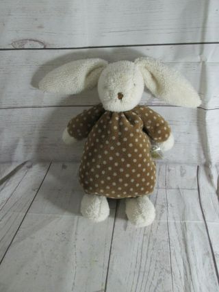 Jellycat Baby Brown Polka Dot Bunny Rabbit Plush Toy Doll Rare