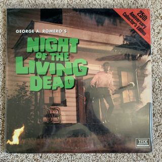Night Of The Living Dead 25th Anniversary Thx Laserdisc - Very Rare Horror