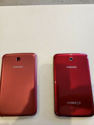 Red Samsung Galaxy Tab 3 Rare 2