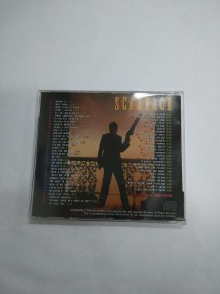 SCARFACE 2CD - Giorgio Moroder - OST CD RARE soundtrack 3