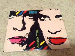 Kiss - Asylum - 1985 Tourbook/program - - Vintage - Paul Stanley,  Eric Carr - Rare