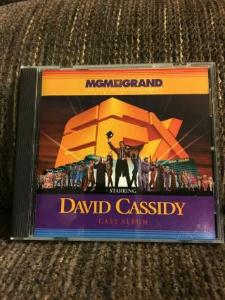 David Cassidy Efx Cast Album Cd Mgm Grand 1997 Rare Oop