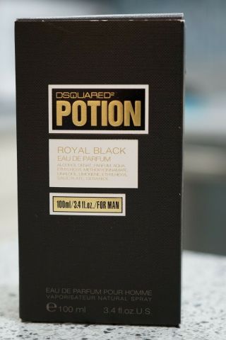 Dsquared2 Potion Royal Black EDP 100 ml 3.  4 oz,  RARE,  DISCONTINUED 2