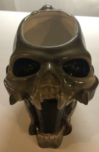 Metallica Skull Ceramic Mug 02 Spencer’s Gifts Exclusive Rare Rebel Coffee Cup
