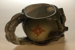 METALLICA Skull Ceramic Mug 02 Spencer’s Gifts Exclusive Rare Rebel Coffee Cup 2