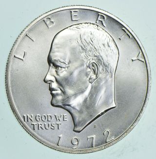 Specially Minted - S Mark - 1972 - S 40 Eisenhower Silver Dollar - Rare 520