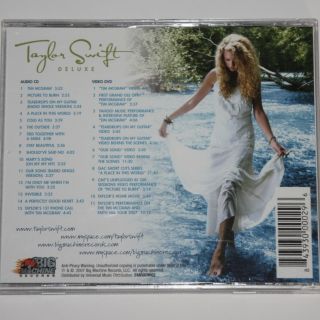TAYLOR SWIFT DELUXE Rare Limited Edition Lenticular Hologram CD & DVD 2007 2