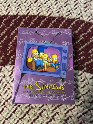 Simpsons Season 3 Dvd Set Complete Michael Jackson Rare Oop