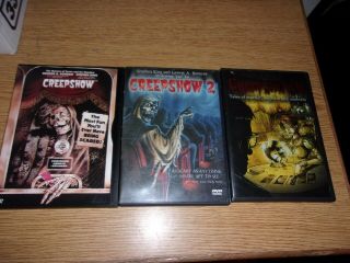 Creepshow 1 2 3 I Ii Iii (3 Dvd) Trilogy Rare